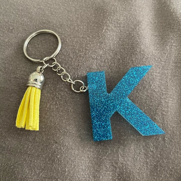 Hand Crafted Accessories Handmade Letter K Keychain Poshmark